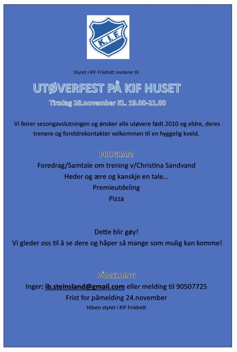 Utøverfest